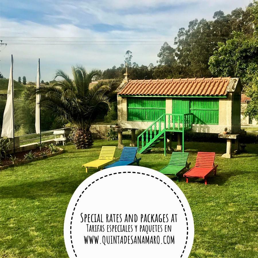 Готель Quinta De San Amaro Rias Baixas Meano Екстер'єр фото